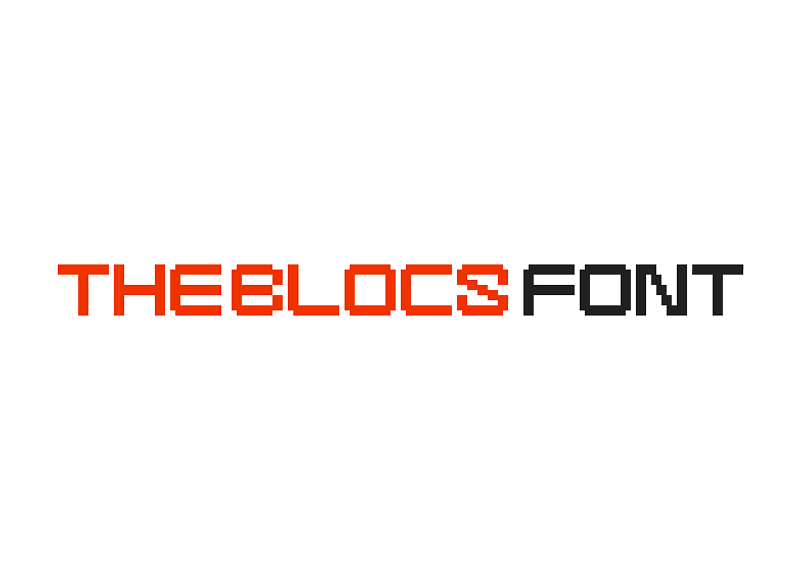 The blocs font
